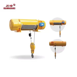 kawasaki fixed type wire rope electric hoist